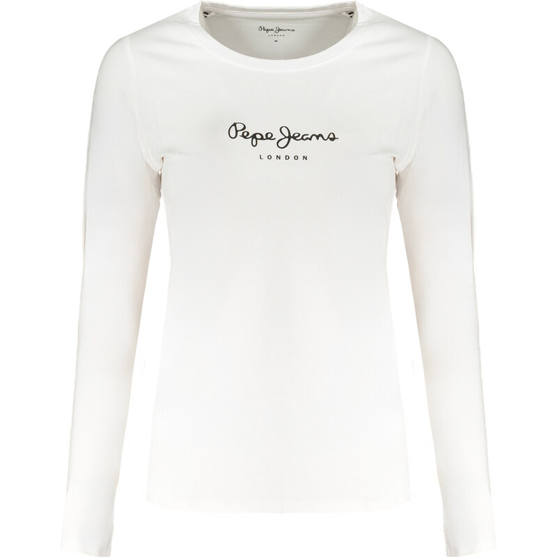 PEPE JEANS WOMENS LONG SLEEVE T-SHIRT WHITE