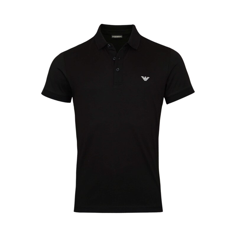 Emporio Armani Tričko černá / bílá