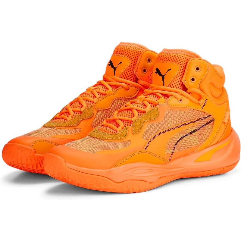 Pánské sportovní boty Playmaker Pro Mid Laser M 378327 01 Neon