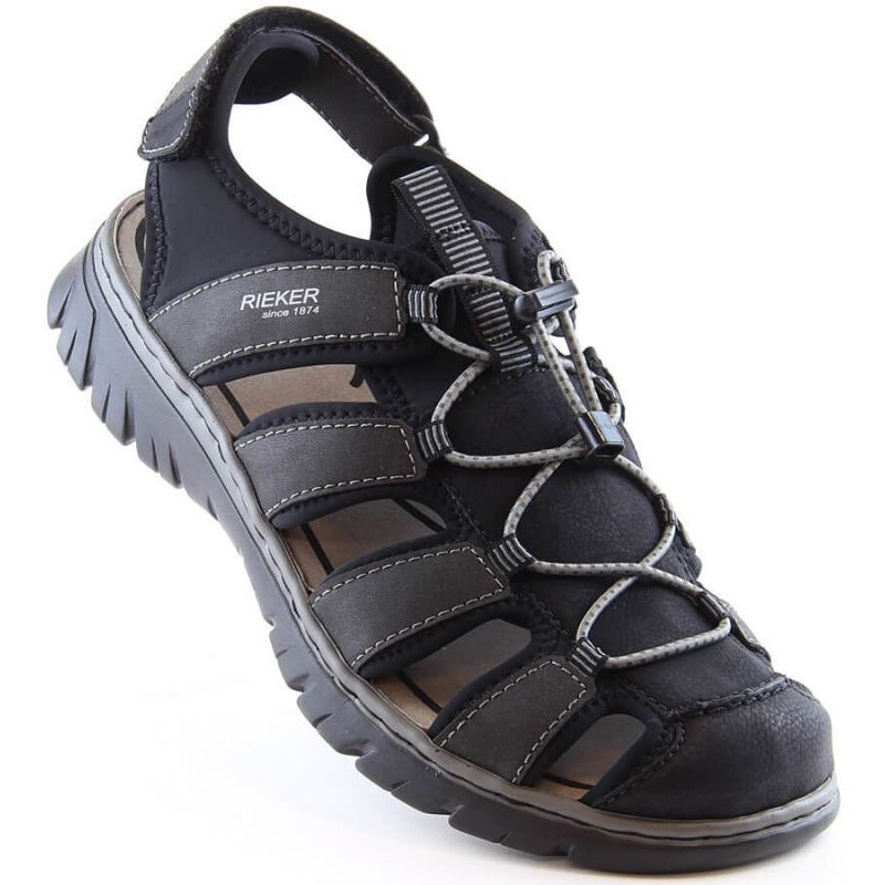 Vestavěné sandály Rieker M 26770-00 RKR584