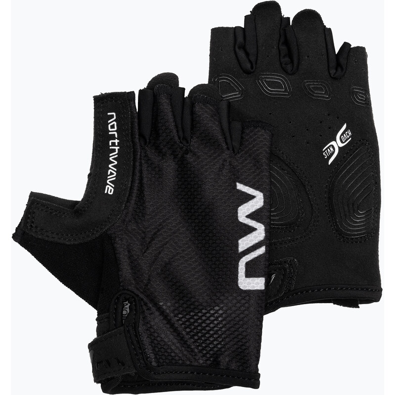 Pánské cyklistické rukavice Northwave Active Short Finger black