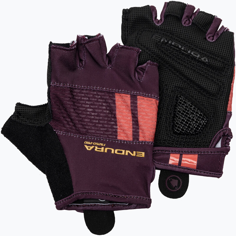 Dámské cyklistické rukavice Endura FS260-Pro Aerogel aubergine