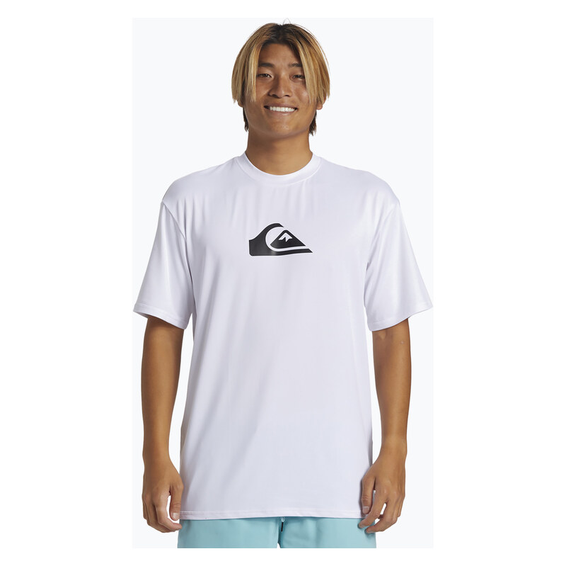 Pánské plavecké tričko Quiksilver Everyday Surf Tee white