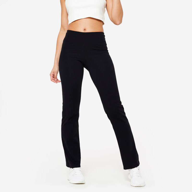 DOMYOS Dámské bavlněné fitness legíny 96005103