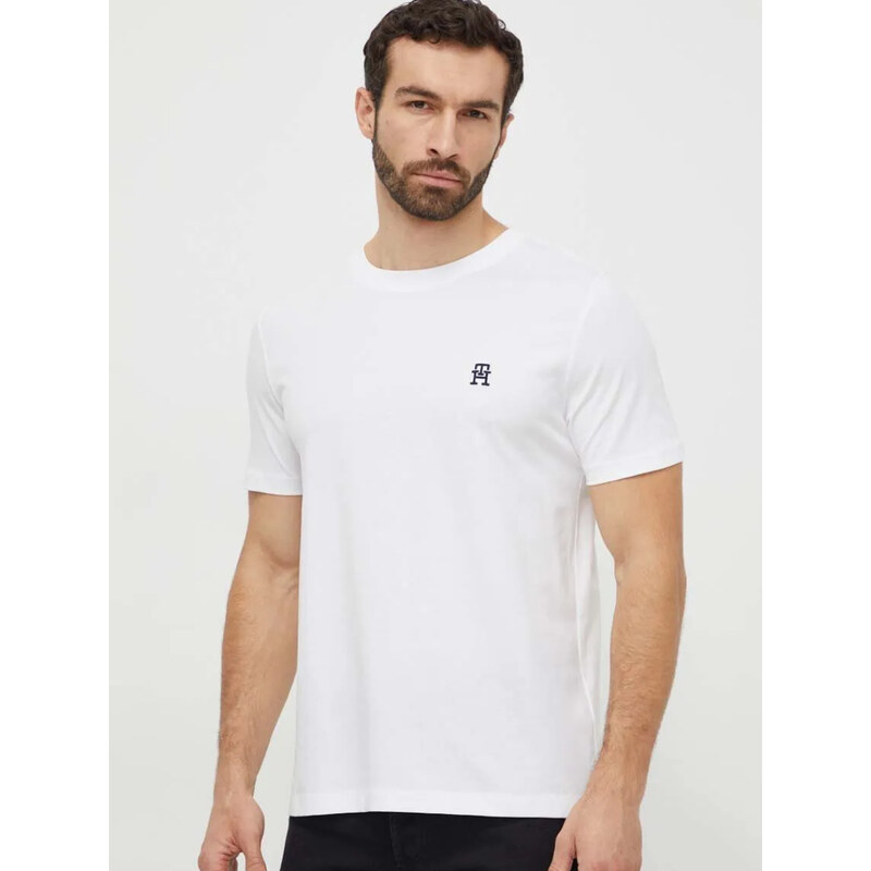 Tommy Hilfiger pánské bílé tričko