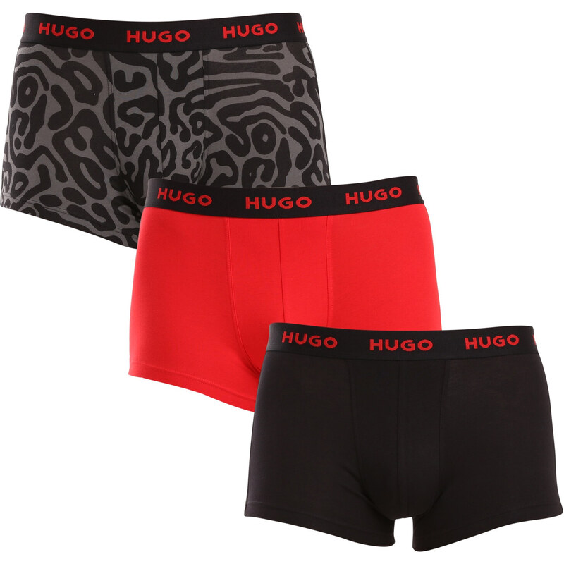 3PACK pánské boxerky HUGO vícebarevné (50517894 974)