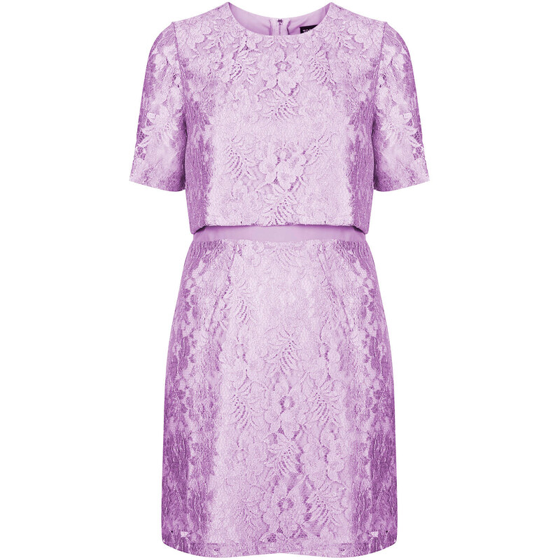 Topshop Sixties Lace Shift Dress