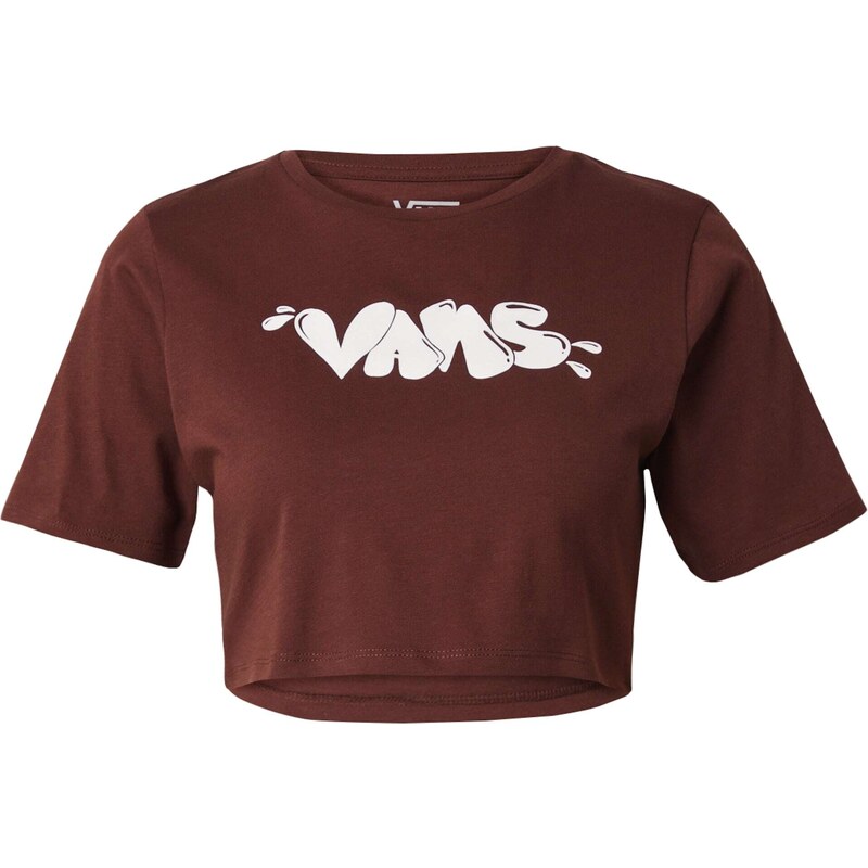 VANS Tričko čokoládová / bílá