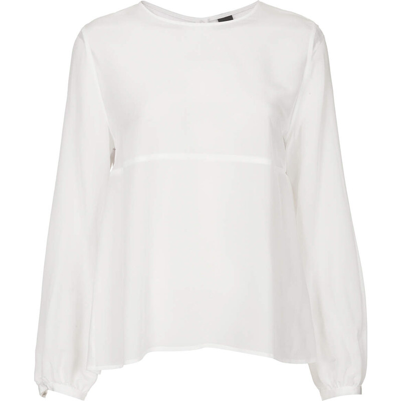 Topshop Ivory Tulle Back Top by Boutique