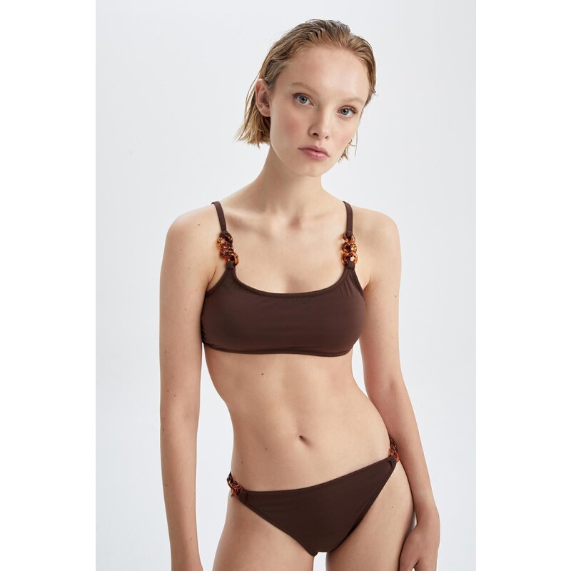 DEFACTO Fall In Love Regular Fit Bikini Top 107079980