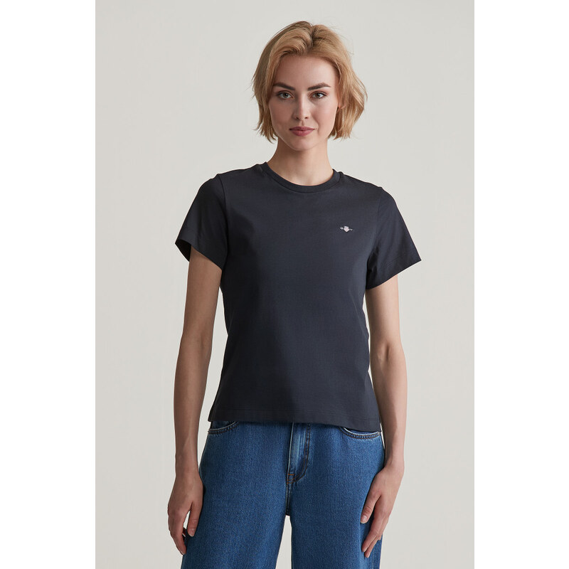 TRIČKO GANT REG SHIELD SS T-SHIRT BLACK 96191905