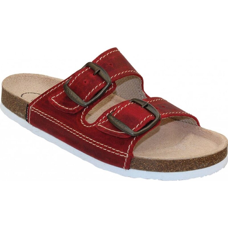SANTÉ zdravotní pantofel D/21N/33/BP ROSSO šedá