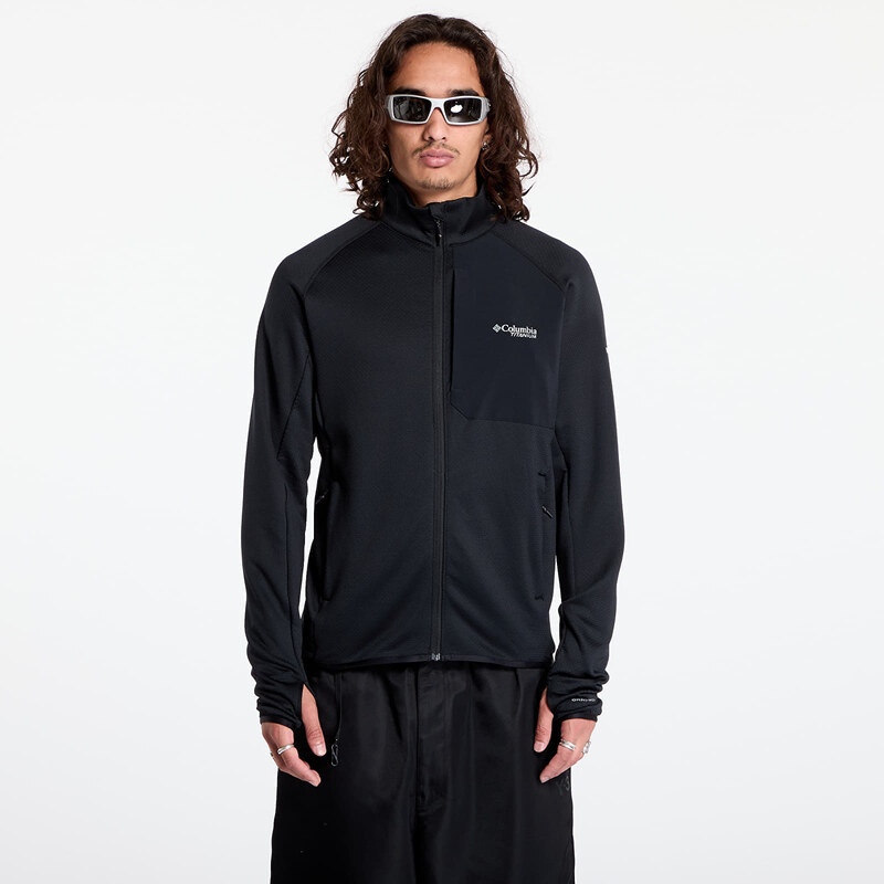 Mikina Columbia Triple Canyon Grid Fleece FZ II Black XL