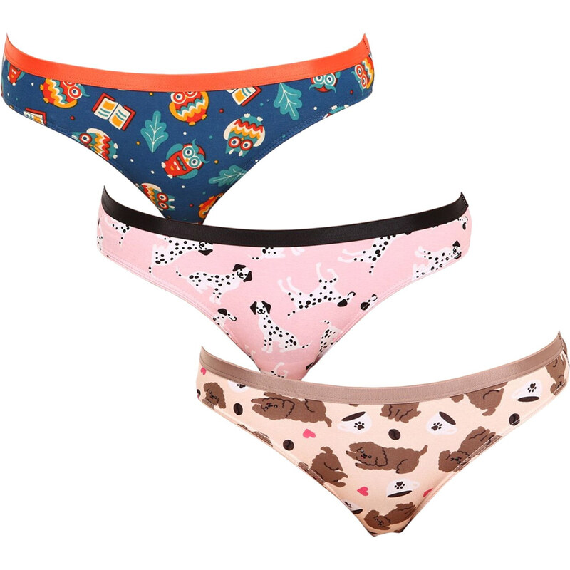 3PACK veselé dámské kalhotky Dedoles (K1462357) 96255675