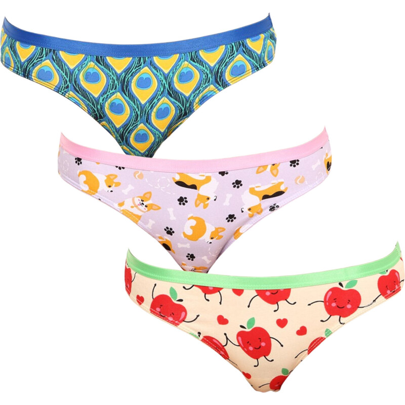 3PACK veselé dámské kalhotky Dedoles (K054241161) 96255677