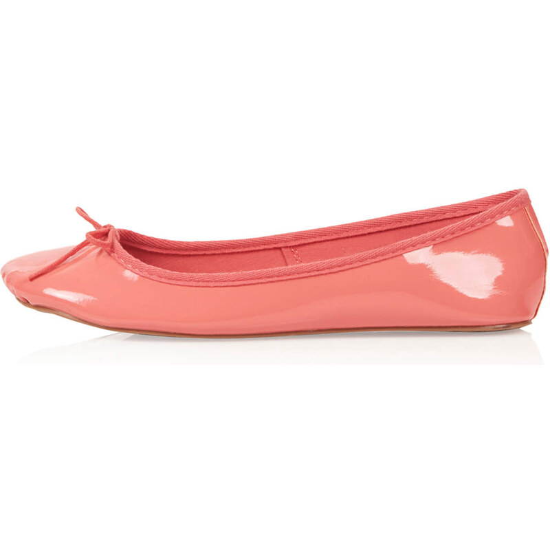 Topshop VIBRANT Patent Ballerinas