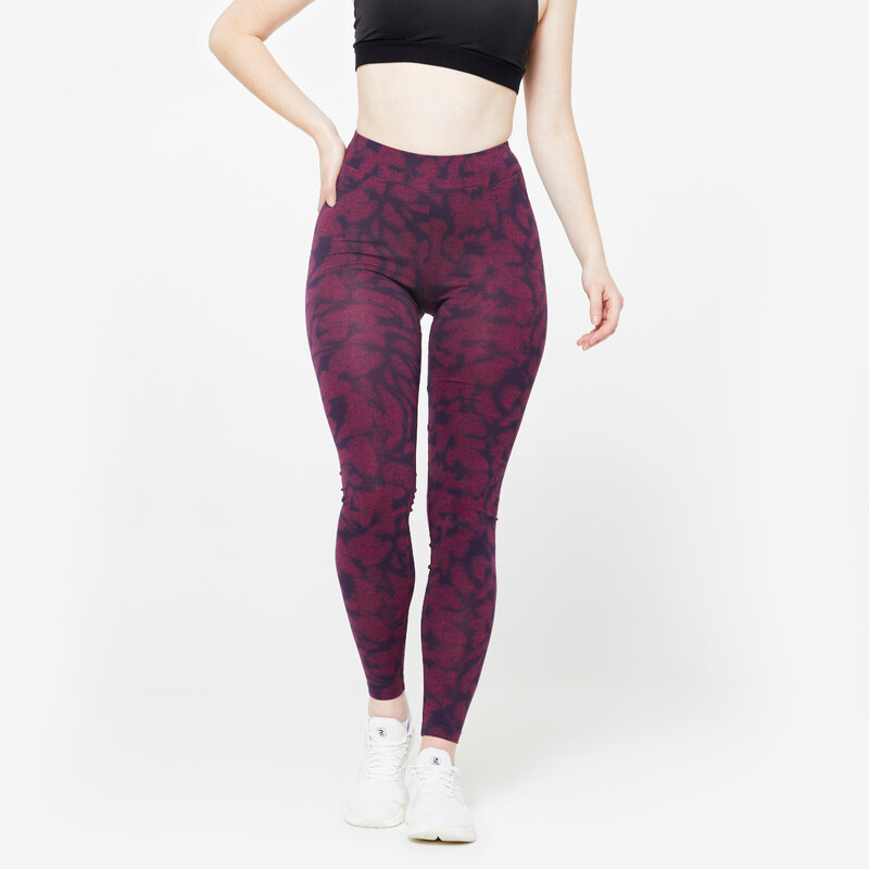 DOMYOS Dámské bavlněné fitness legíny 96266516
