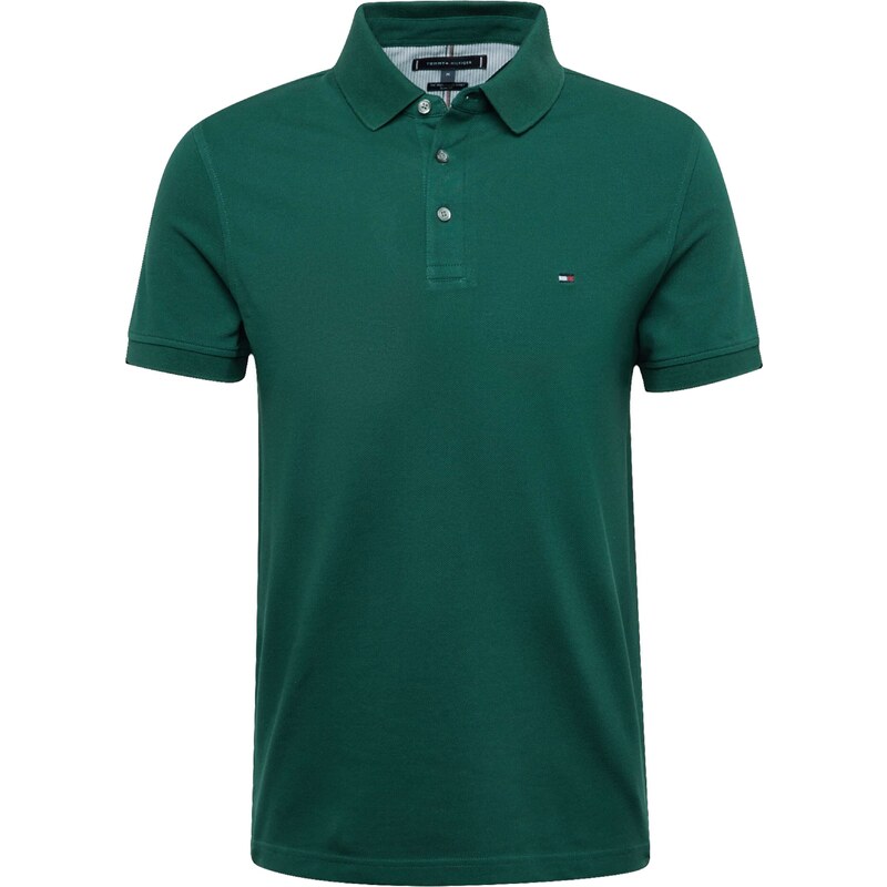 TOMMY HILFIGER Tričko Core 1985 tmavě zelená