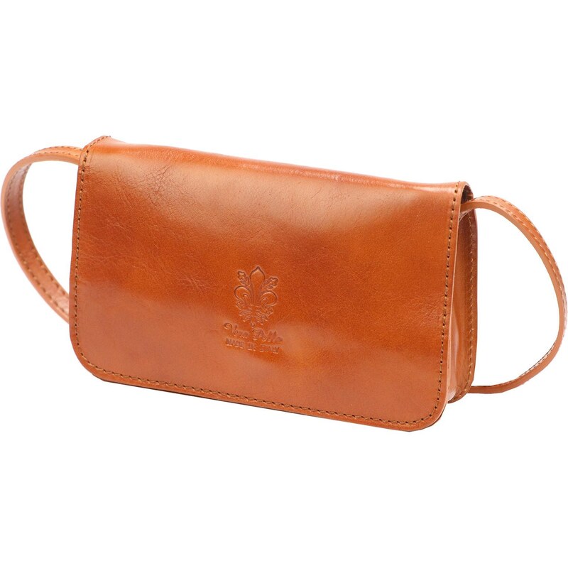 Kožená crossbody kabelka Florence 107 TAMP černá