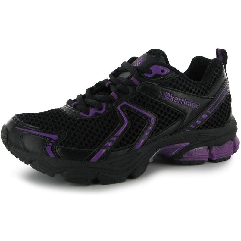 boty Karrimor Pace dámské Running Shoes Black/Purple