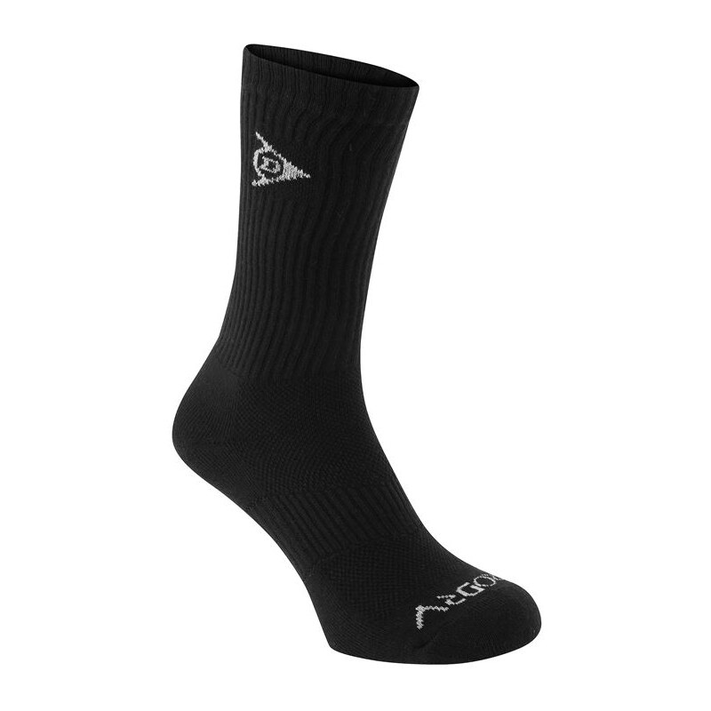 Ponožky Dunlop 2pk Perf Crew Black