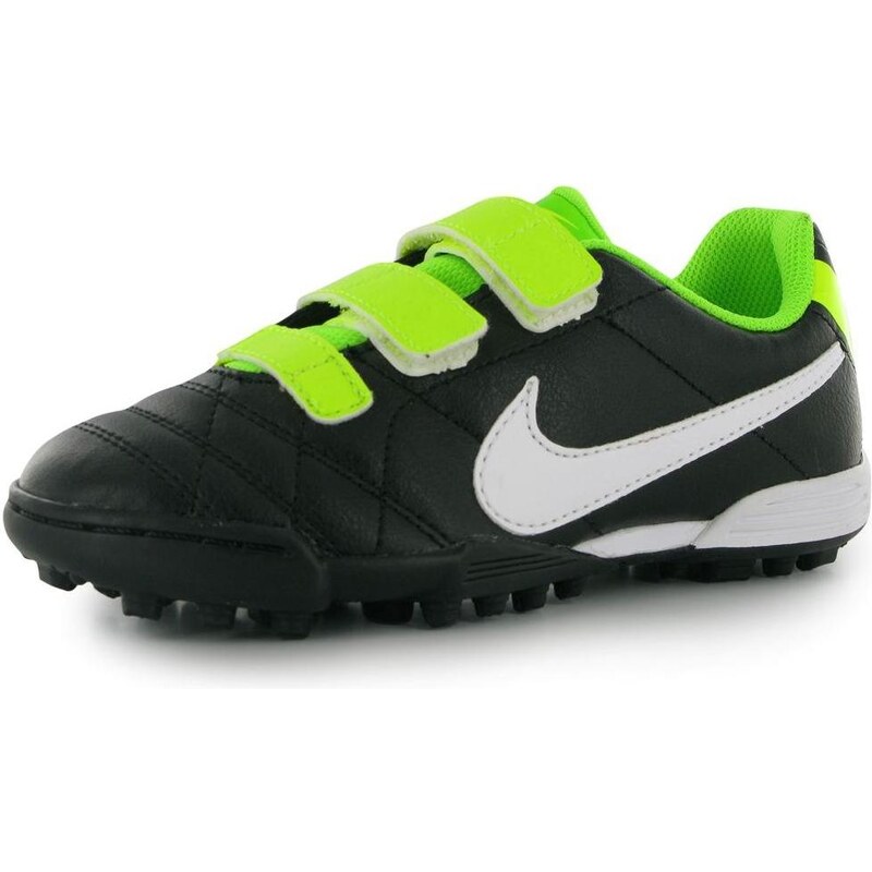 boty Nike Tiempo V3 dětské Astro Turf Black/Wht/Green