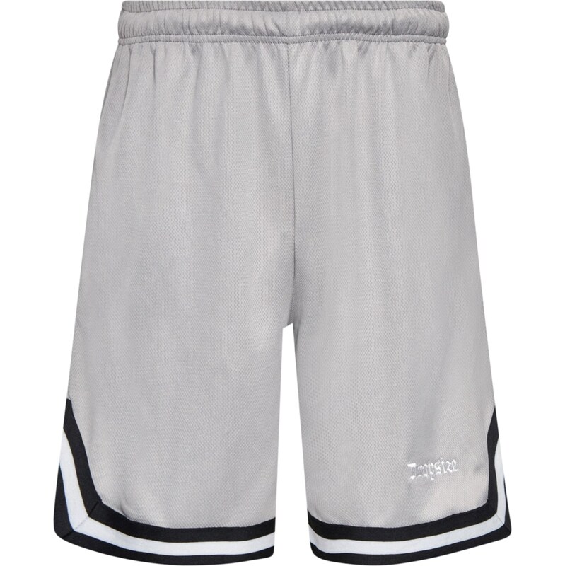 Dropsize Kalhoty světle šedá / černá / bílá
