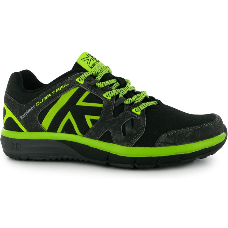 Karrimor Duma Trail dětské Running Shoes Navy/Lime/Grey