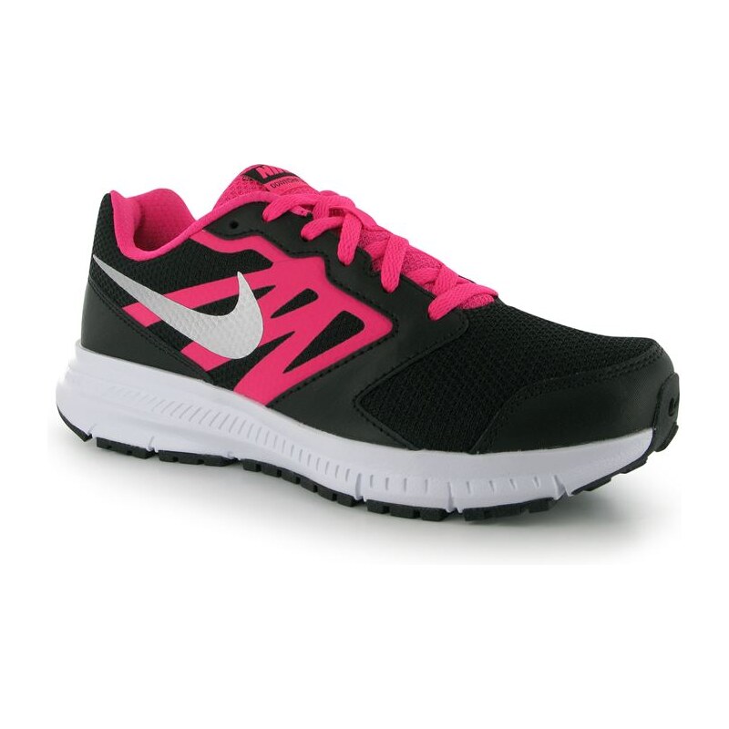 Nike Downshifter VI dětské Girls Running Shoes Black/Silv/Pink