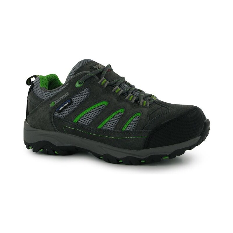 Karrimor Mount Low dětské Walking Shoes charcoal/green