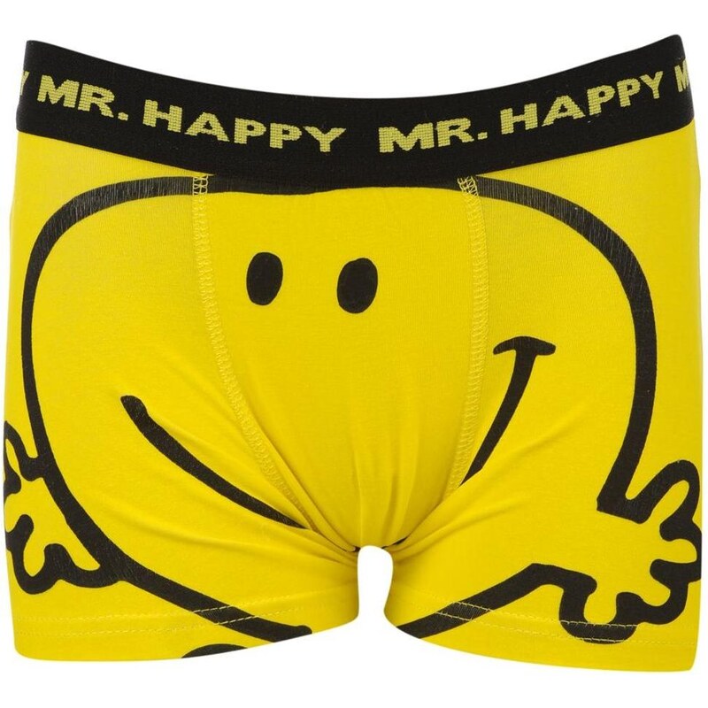 Character Single Boxer dětské Mr Happy