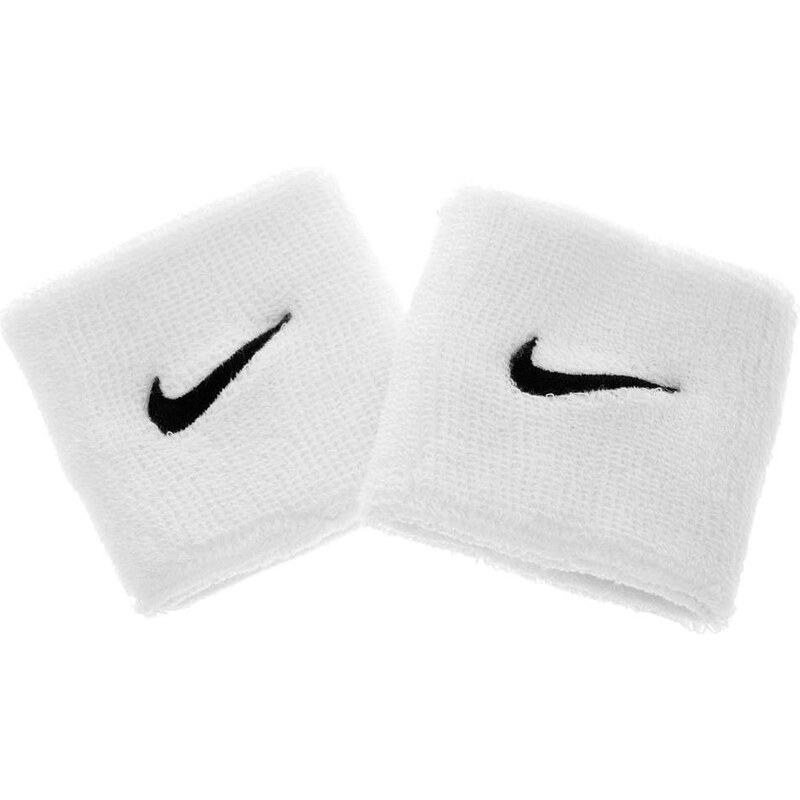 Nike Swoosh Wristband 2 Pack White/Black Jedna velikost