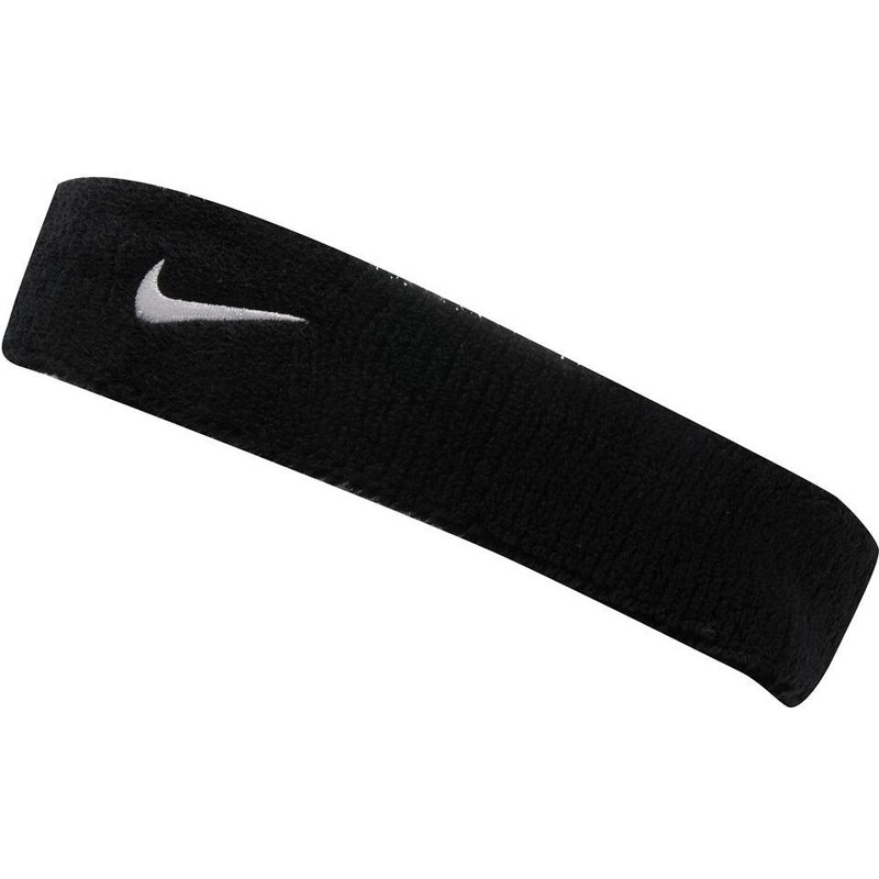 Nike Swoosh Headband Black/White Jedna velikost