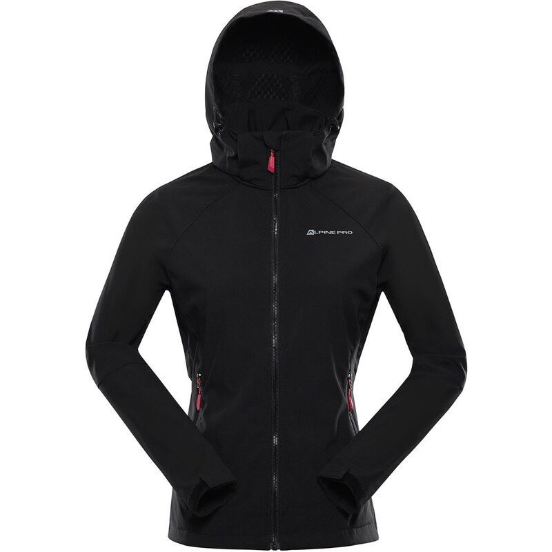Dámská softshellová bunda s membránou ALPINE PRO LANCA černá 96306075