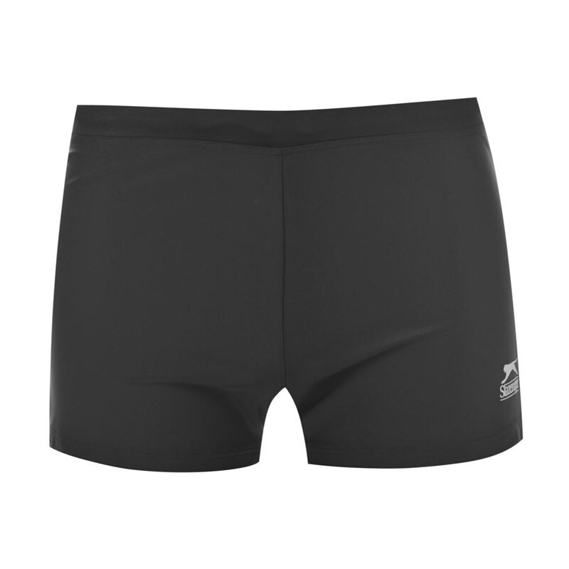 Plavky pánské Slazenger Swimming Boxers Black/White