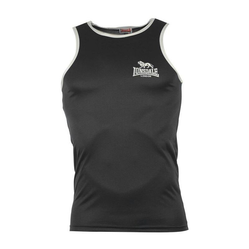 Tílko pánské Lonsdale Box Vest Black/White