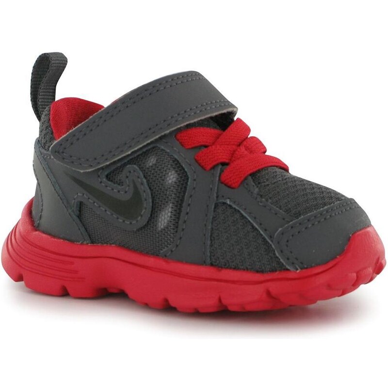 Nike Fusion Run Infants Running Shoes Grey/Red
