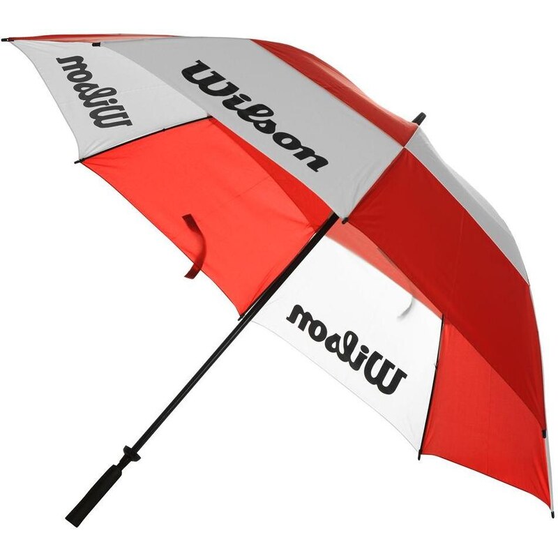 Wilson Dual Canopy Golf Umbrella Red Jedna velikost