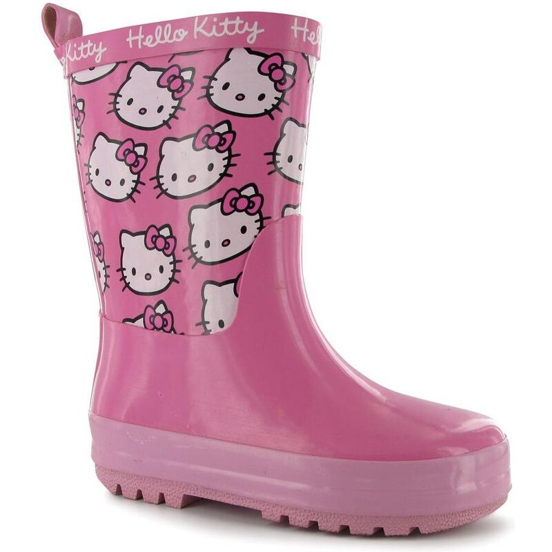 Hello Kitty Girls Wellies Pink