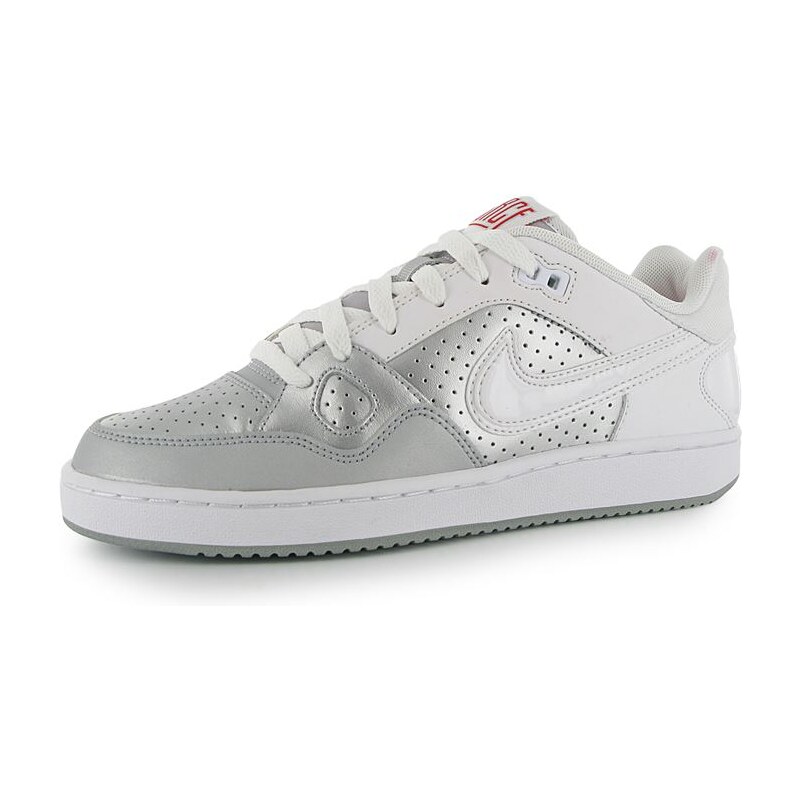 Nike Son of Force Lo Ladies Trainers Silver/White