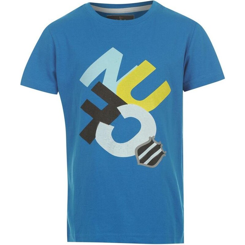 NUFC Colour Block T Shirt dětské Blue