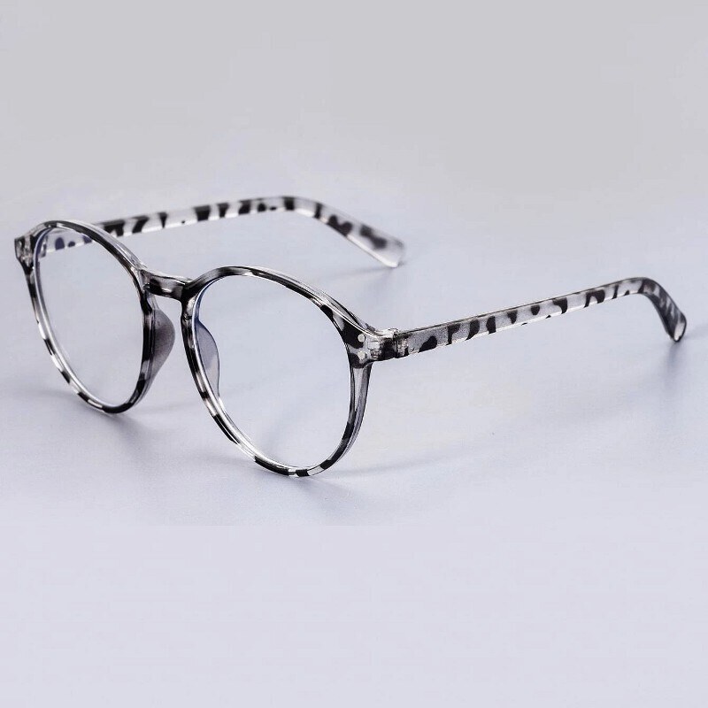 Sunmania Černo-bílé čiré imageové brýle Oldfashion 96315637