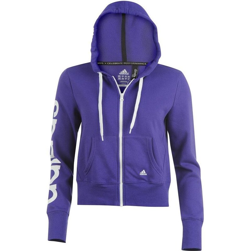 mikina Dámská adidas RL Fz Hoody Ld33 Purple/White