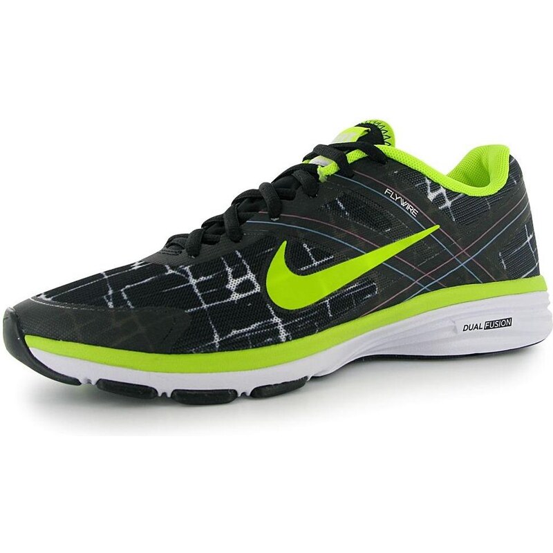 boty Nike Dual Fusion Print dámské Black/Volt/Met