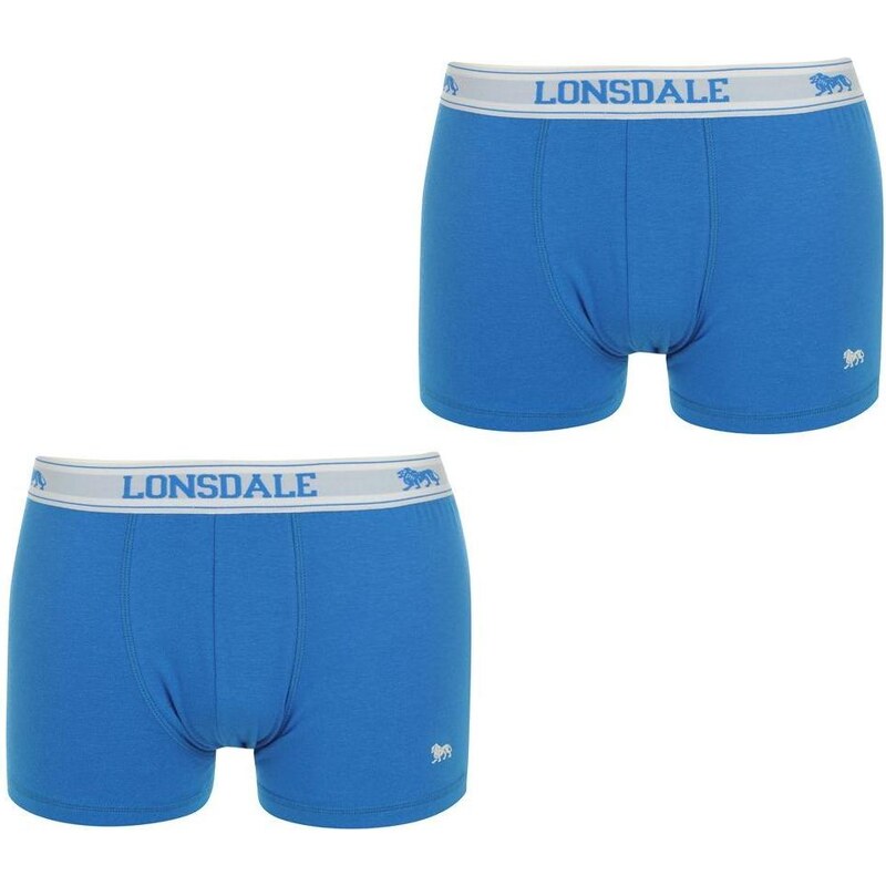 Boxerky Lonsdale 2 Pack Royal/White