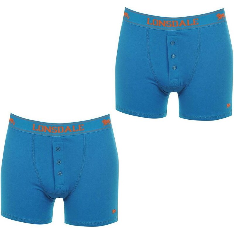 Boxerky Lonsdale 2 Pack Bright Blue