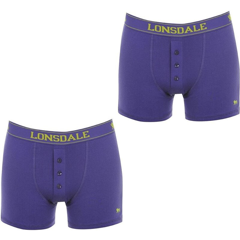 Boxerky Lonsdale 2 Pack Purple