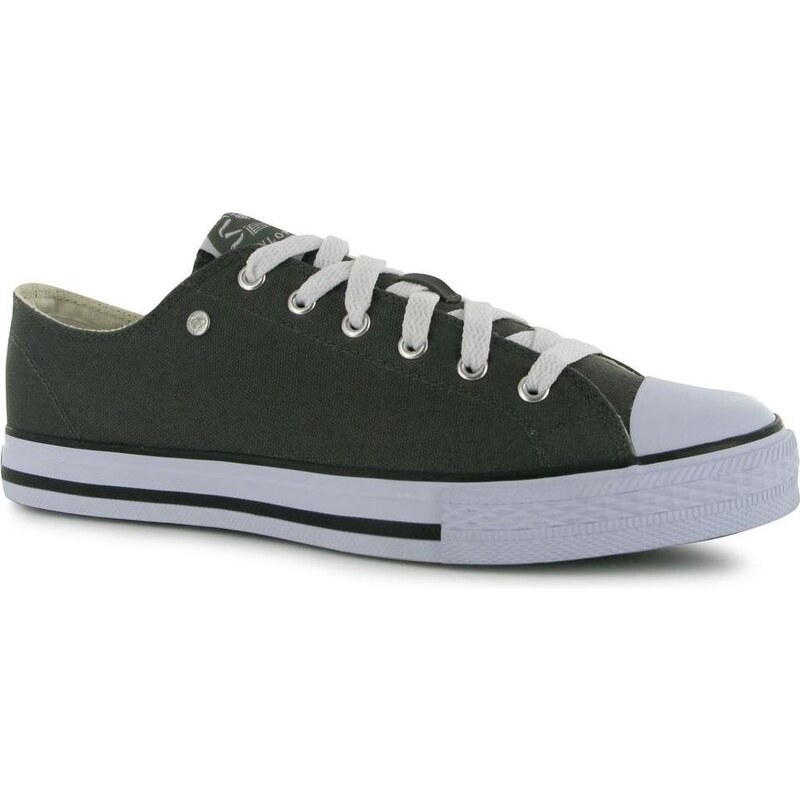 boty Dunlop pánské Canvas Low Top Grey