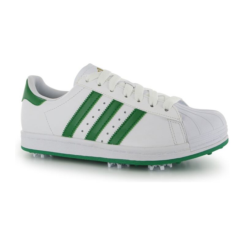 adidas Superstar pánské Golf Shoes White/Green