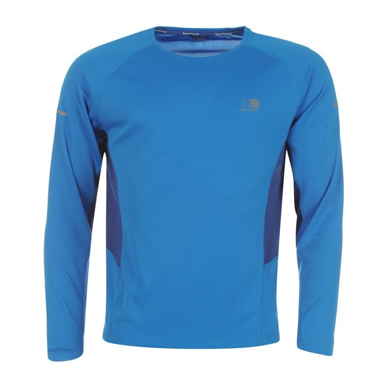 Karrimor Long Sleeved Running T Shirt Mens Blue/Dk Blue